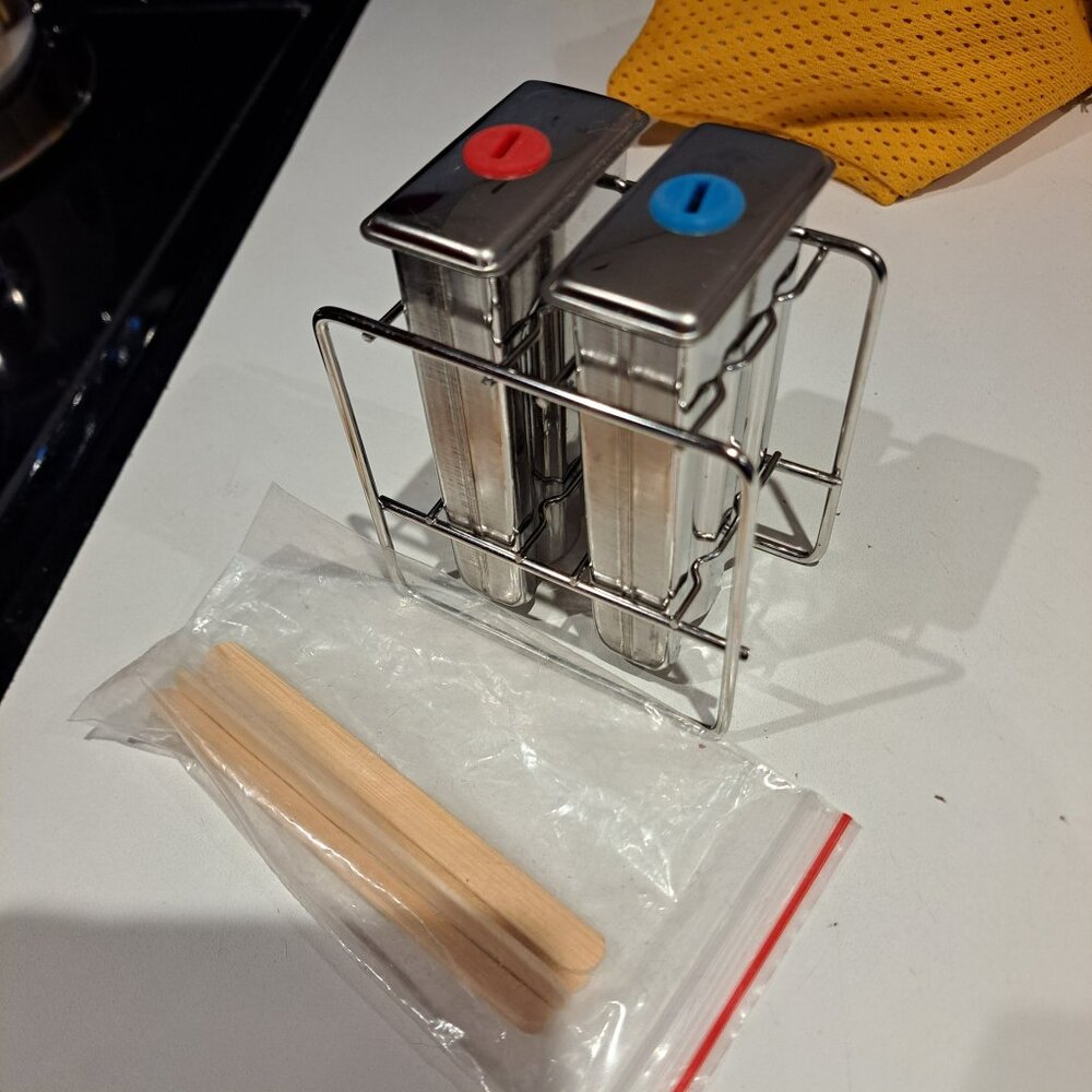 Double metal popsicle maker NEW reusable
